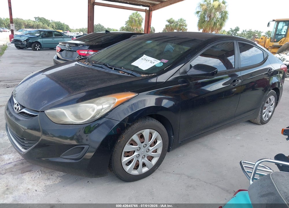 2012 HYUNDAI ELANTRA VIN: KMHDH4AE2CU253843