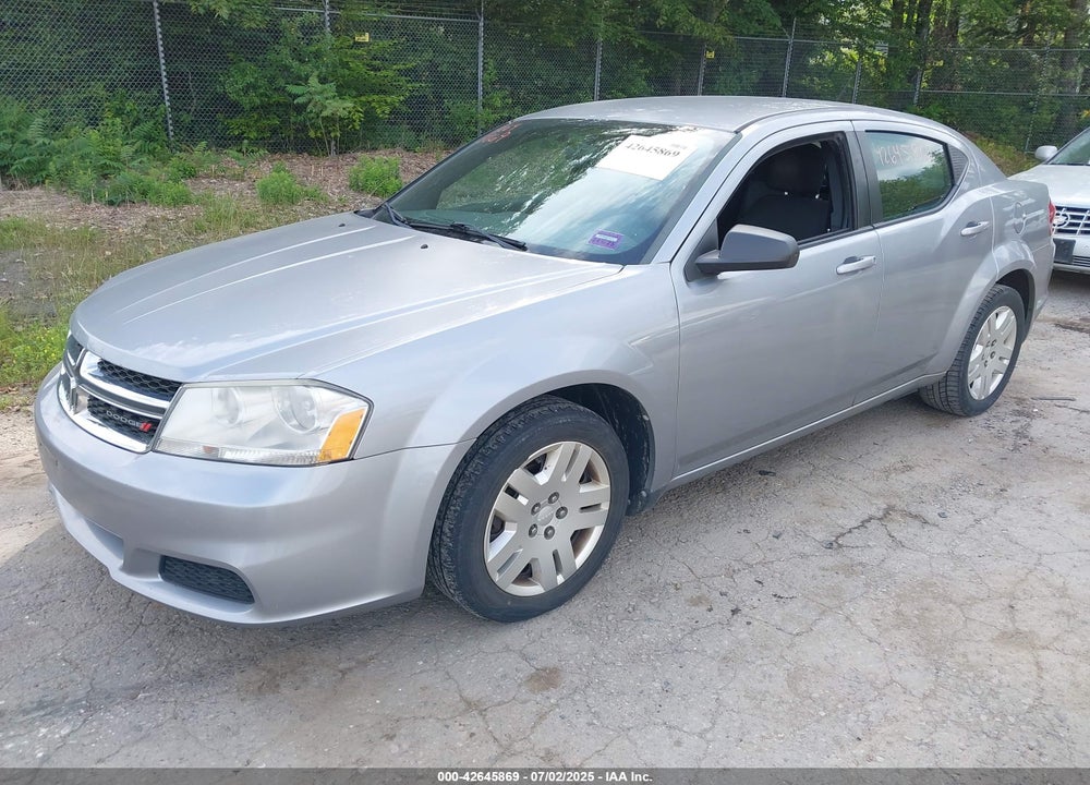 2014 DODGE AVENGER VIN: 1C3CDZAB0EN112687