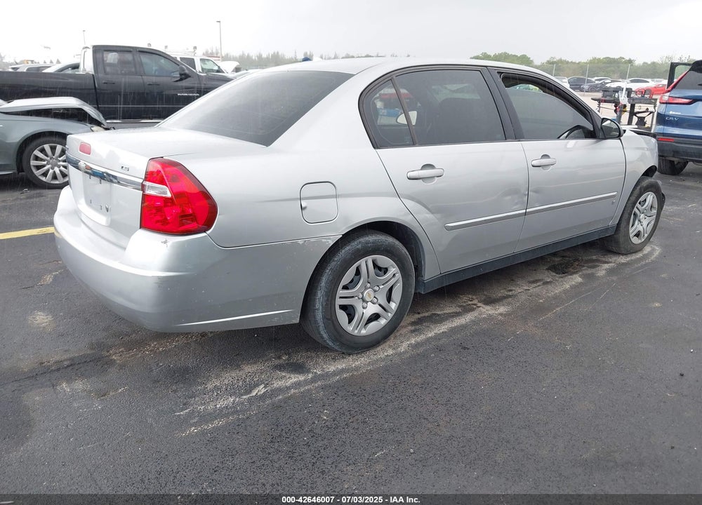 2007 CHEVROLET MALIBU VIN: 1G1ZS58F97F168775