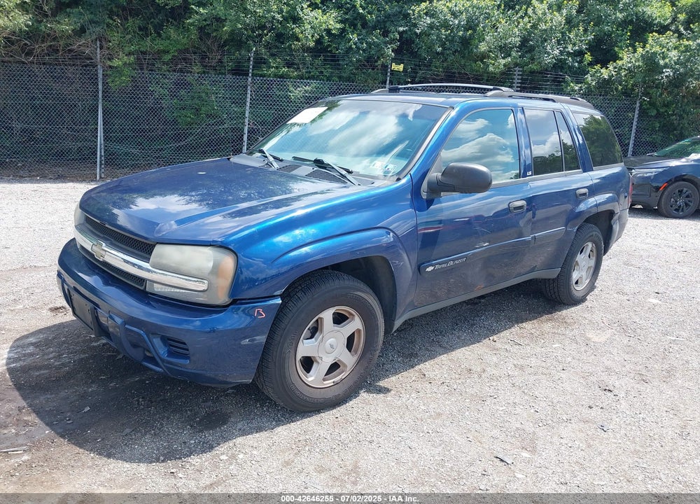 2002 CHEVROLET TRAILBLAZER LS VIN: 1GNDT13S622437186