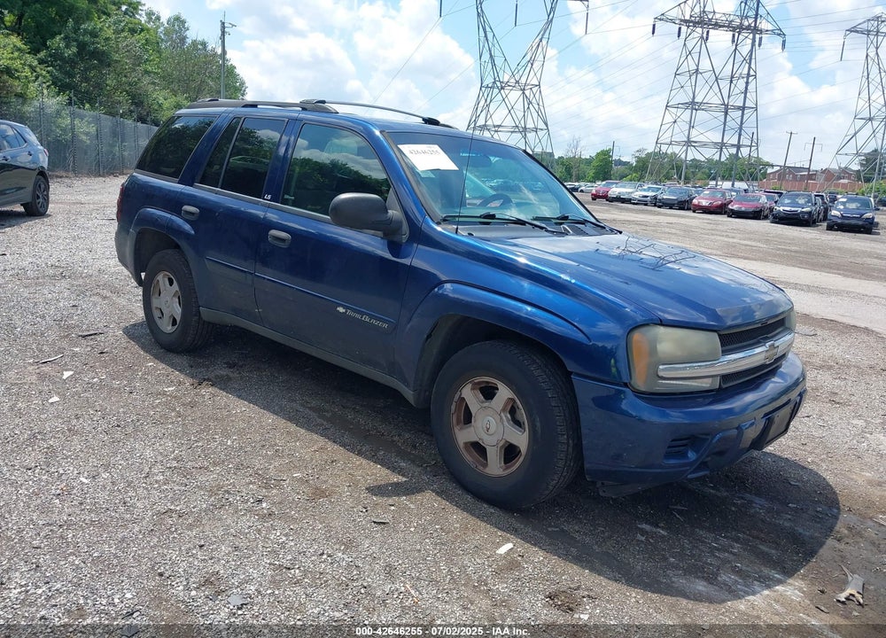 2002 CHEVROLET TRAILBLAZER LS VIN: 1GNDT13S622437186