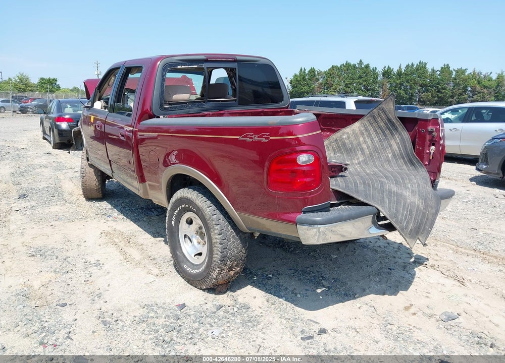 2003 FORD F-150 VIN: 1FTRW08L63KA54240