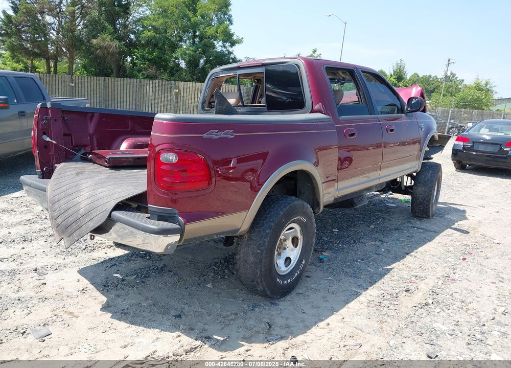 2003 FORD F-150 VIN: 1FTRW08L63KA54240