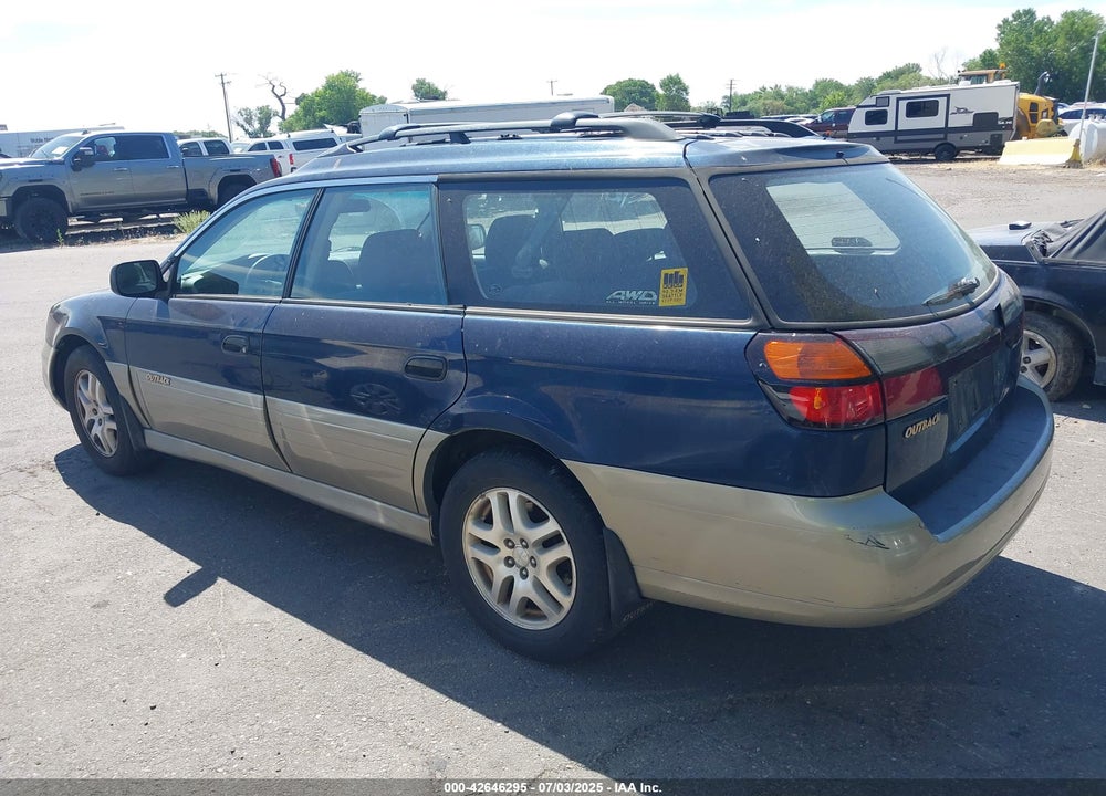 2002 SUBARU LEGACY OUTBACK AWP VIN: 4S3BH675927662269