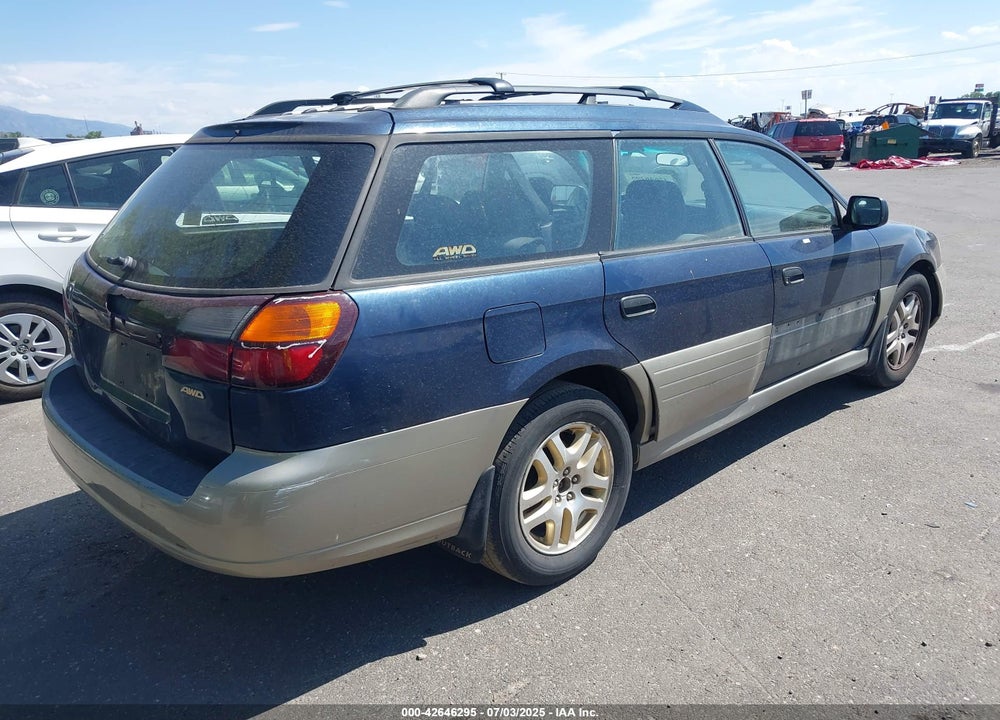 2002 SUBARU LEGACY OUTBACK AWP VIN: 4S3BH675927662269