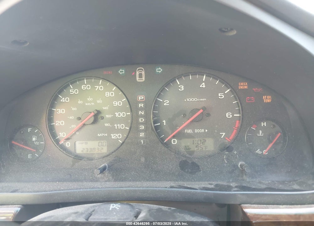 2002 SUBARU LEGACY OUTBACK AWP VIN: 4S3BH675927662269