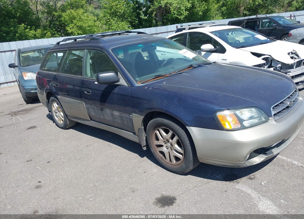 2002 SUBARU LEGACY OUTBACK AWP VIN: 4S3BH675927662269