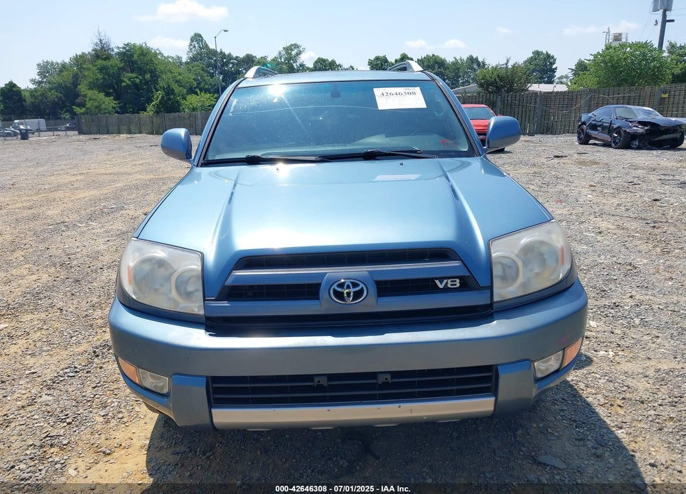 2004 TOYOTA 4RUNNER LIMITED V8 VIN: JTEBT17R140035187