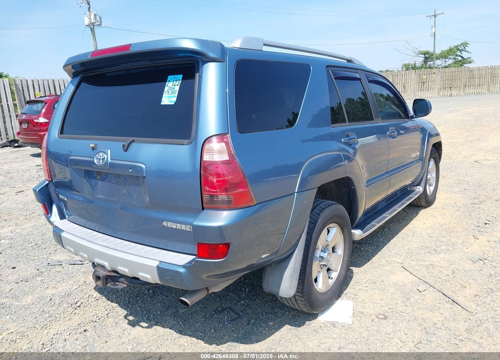 2004 TOYOTA 4RUNNER LIMITED V8 VIN: JTEBT17R140035187