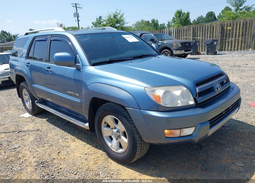 2004 TOYOTA 4RUNNER LIMITED V8 VIN: JTEBT17R140035187