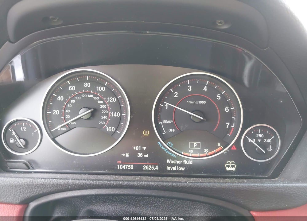 2015 BMW 4 SERIES VIN: WBA3R1C53FK195523