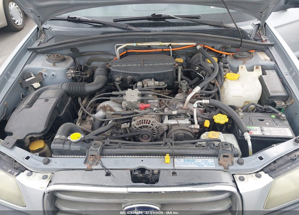 2004 SUBARU FORESTER 2.5X VIN: JF1SG63644G754609