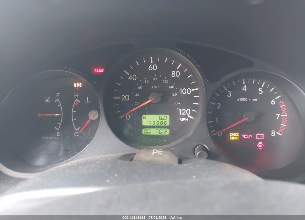 2004 SUBARU FORESTER 2.5X VIN: JF1SG63644G754609