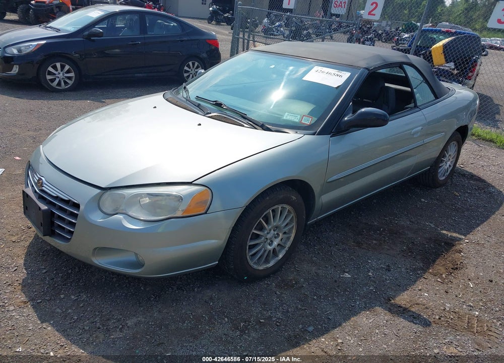 2005 CHRYSLER SEBRING TOURING VIN: 1C3EL55R85N567038