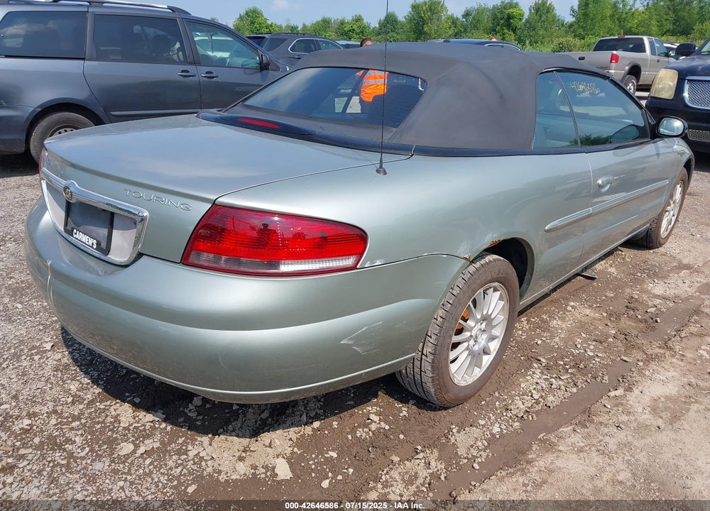 2005 CHRYSLER SEBRING TOURING VIN: 1C3EL55R85N567038