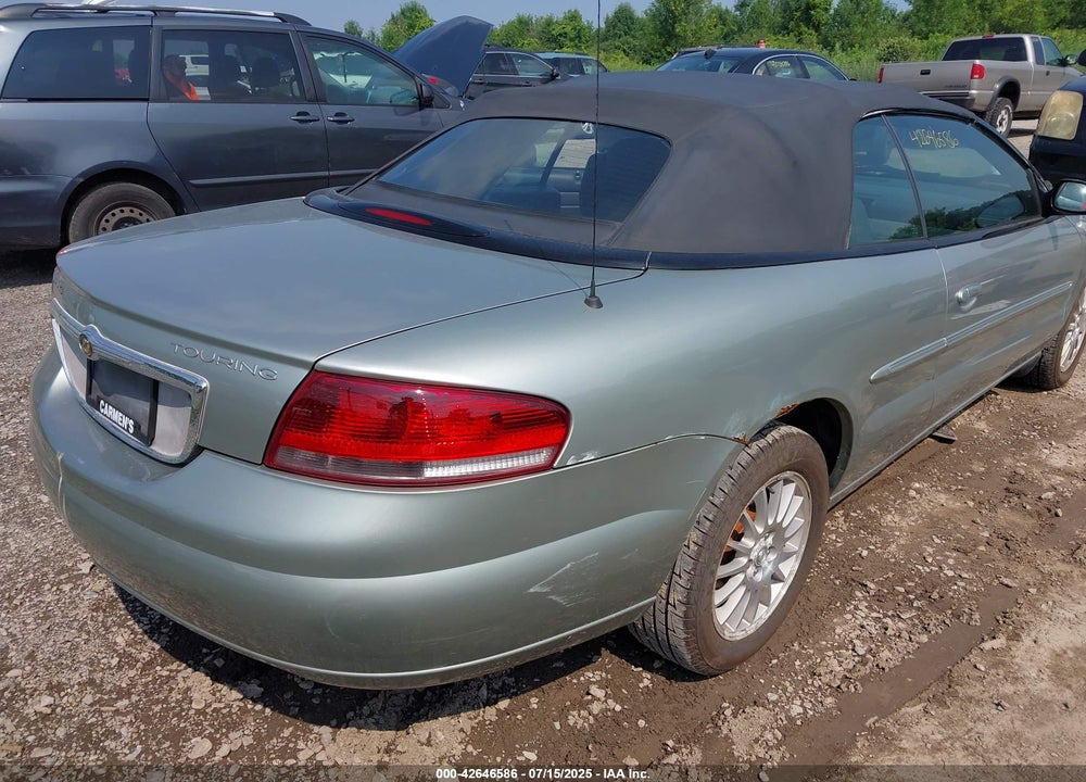 2005 CHRYSLER SEBRING TOURING VIN: 1C3EL55R85N567038