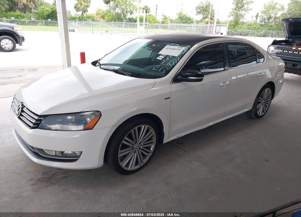 2014 VOLKSWAGEN PASSAT VIN: 1VWBT7A38EC078773
