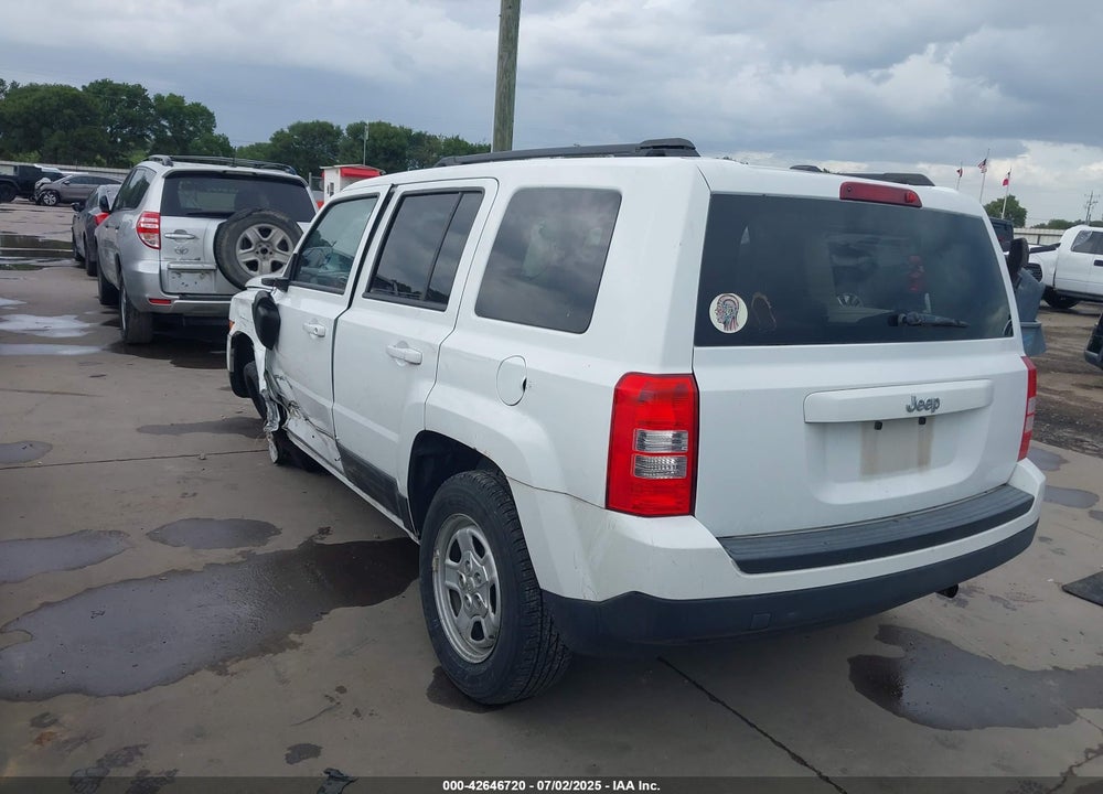 2016 JEEP PATRIOT VIN: 1C4NJPBA8GD715273