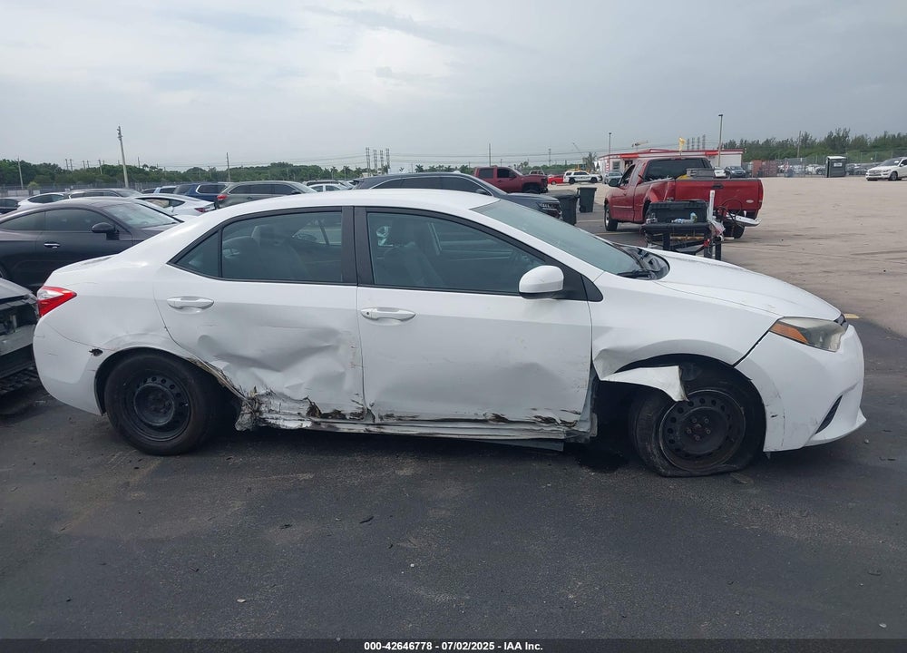 2014 TOYOTA COROLLA VIN: 2T1BURHE1EC053787