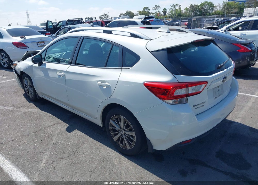2017 SUBARU IMPREZA VIN: 4S3GTAB60H3708630