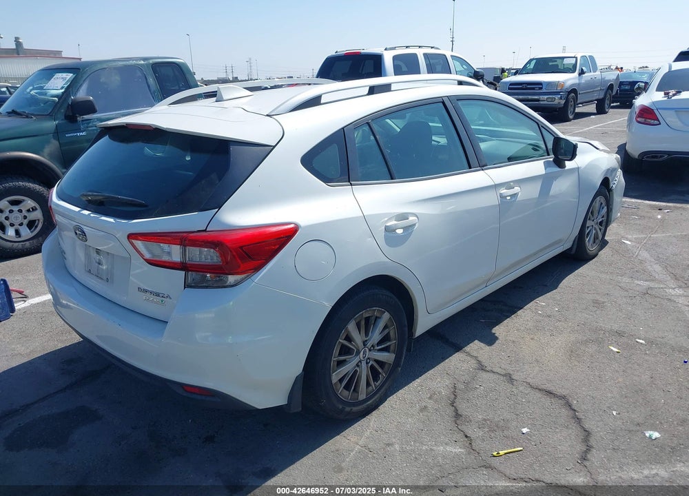 2017 SUBARU IMPREZA VIN: 4S3GTAB60H3708630