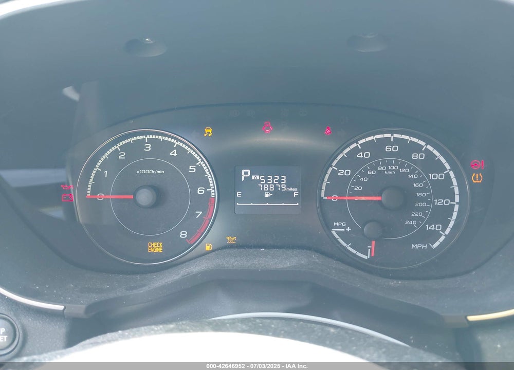 2017 SUBARU IMPREZA VIN: 4S3GTAB60H3708630