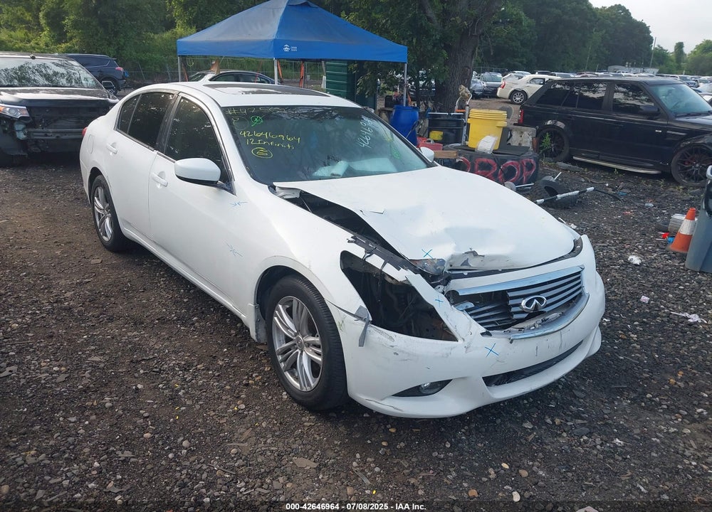 2012 INFINITI G37X VIN: JN1CV6AR4CM676580