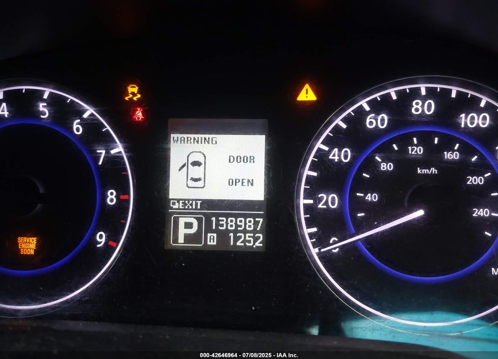 2012 INFINITI G37X VIN: JN1CV6AR4CM676580