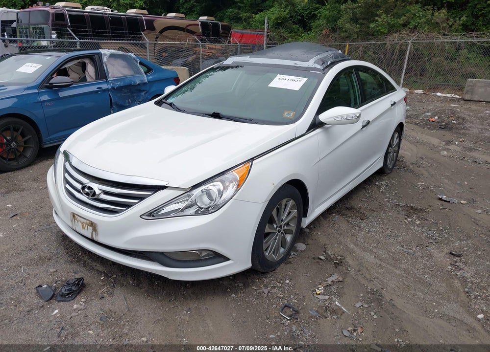 2014 HYUNDAI SONATA LIMITED VIN: 5NPEC4AC5EH838886