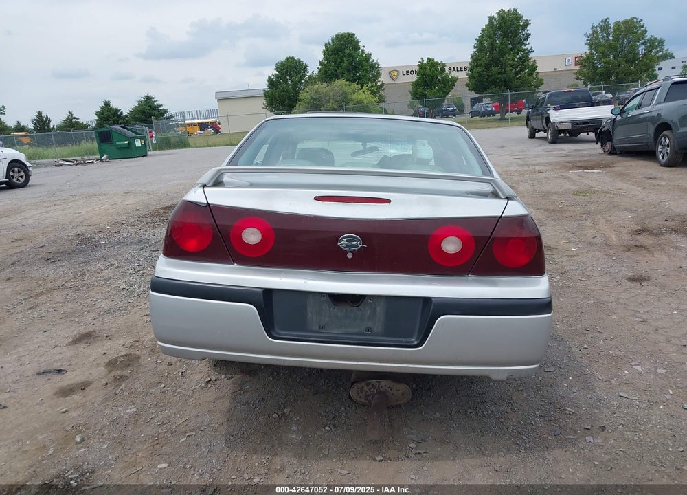 2003 CHEVROLET IMPALA LS VIN: 2G1WH52K739404947