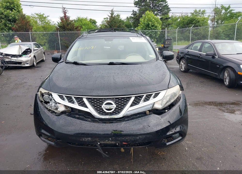 2011 NISSAN MURANO VIN: JN8AZ1MW5BW188579