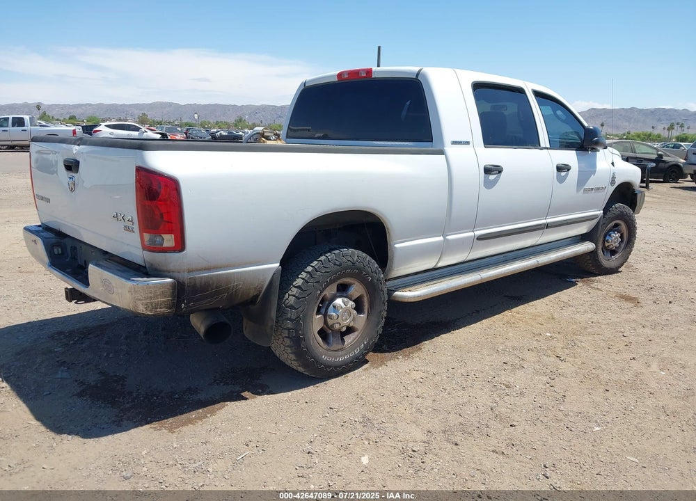 2006 DODGE RAM 2500 VIN: 3D7KS29C16G142668