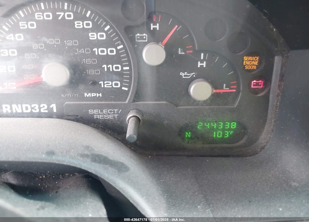 2003 FORD EXPLORER NBX/XLT VIN: 1FMZU73K63ZA39687