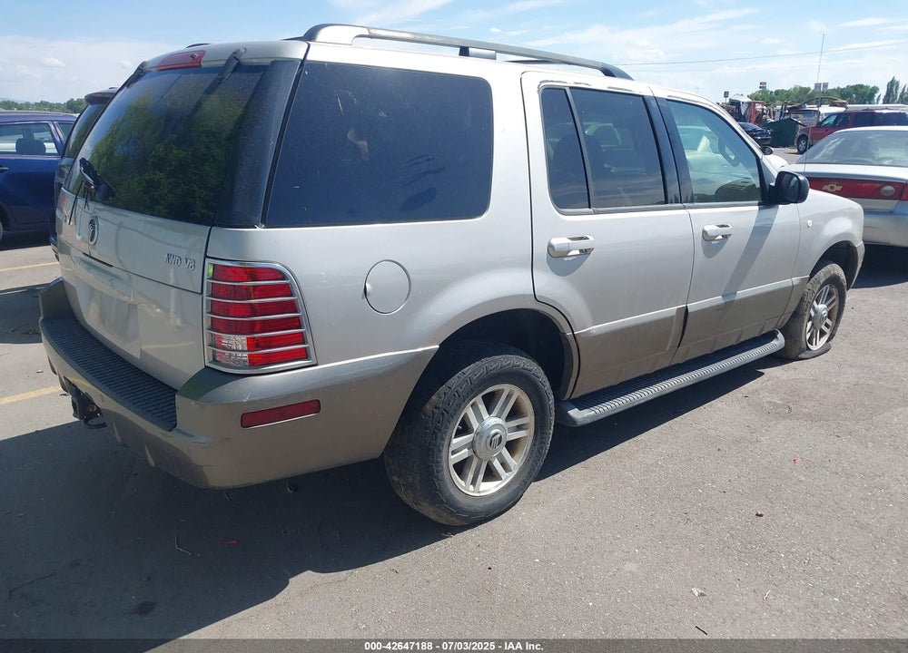 2004 MERCURY MOUNTAINEER VIN: 4M2ZU86W84UJ05710