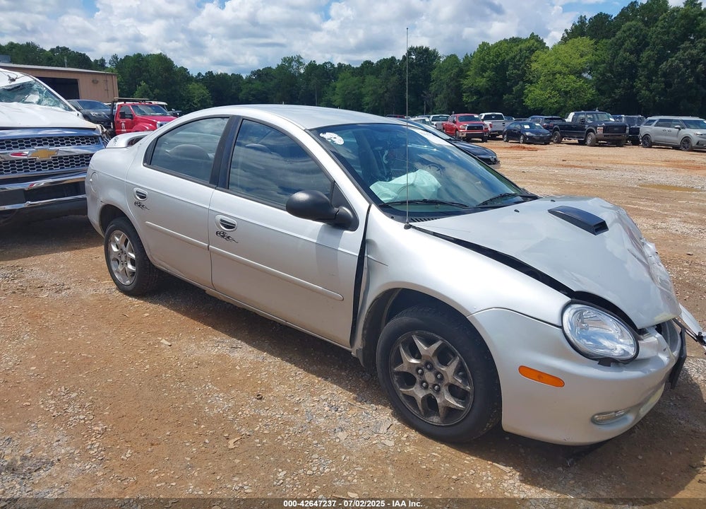 2002 DODGE NEON VIN: 1B3ES56C92D658539
