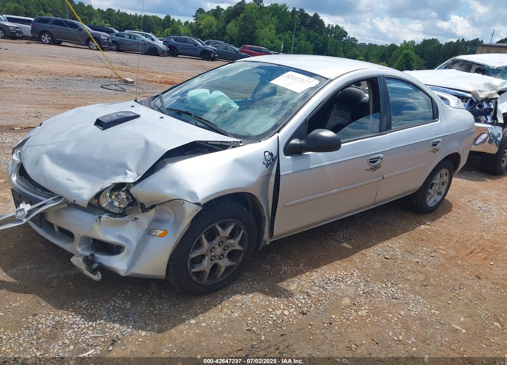 2002 DODGE NEON VIN: 1B3ES56C92D658539