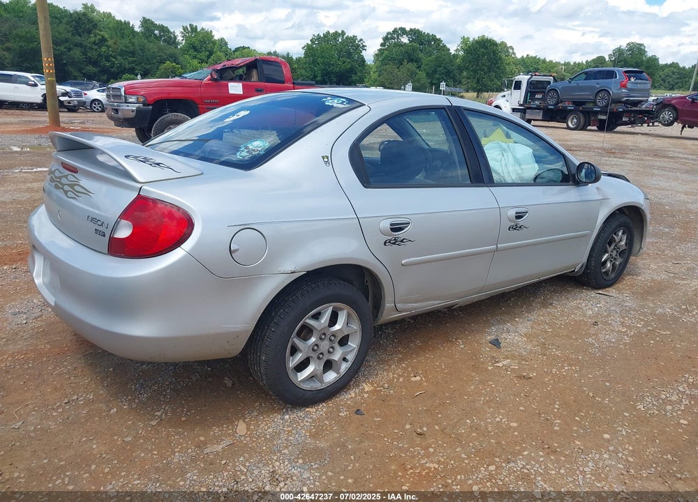 2002 DODGE NEON VIN: 1B3ES56C92D658539