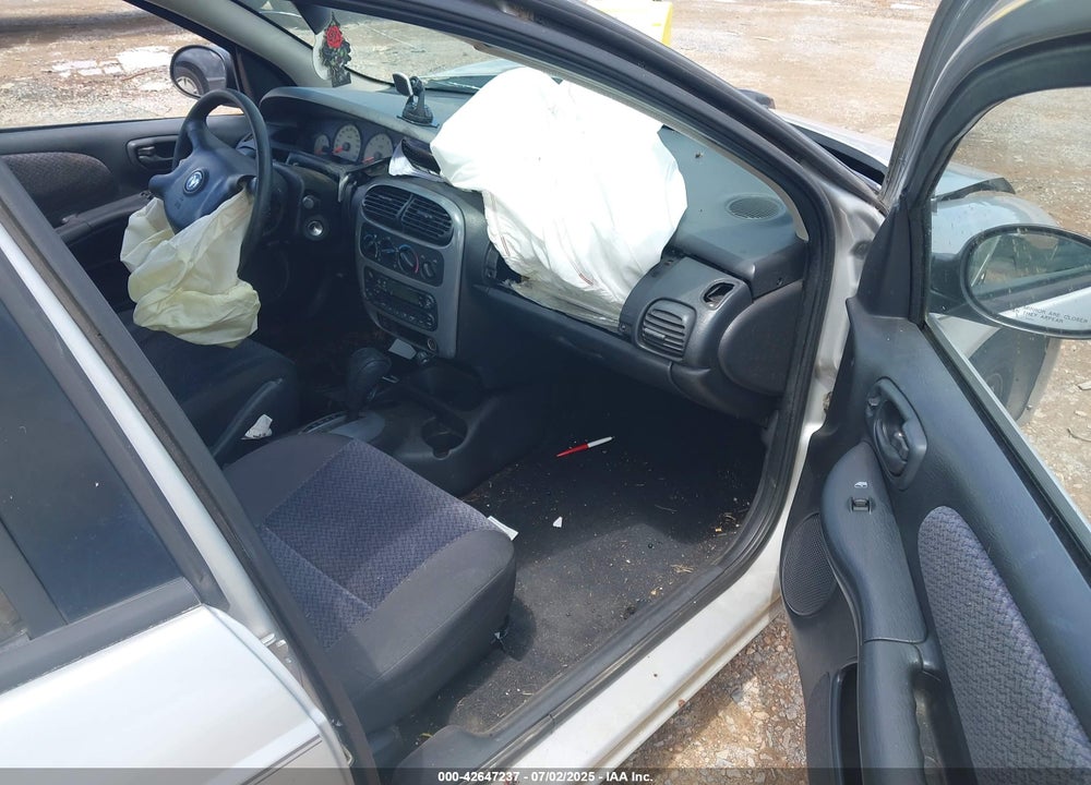 2002 DODGE NEON VIN: 1B3ES56C92D658539