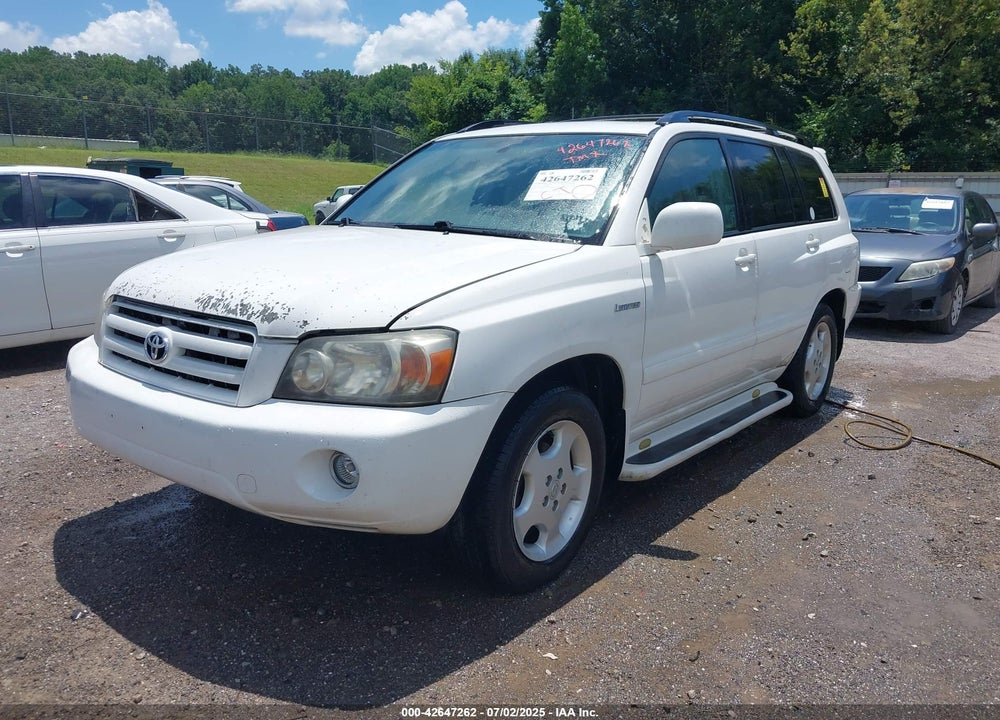 2005 TOYOTA HIGHLANDER LIMITED V6 VIN: JTEDP21A050046141