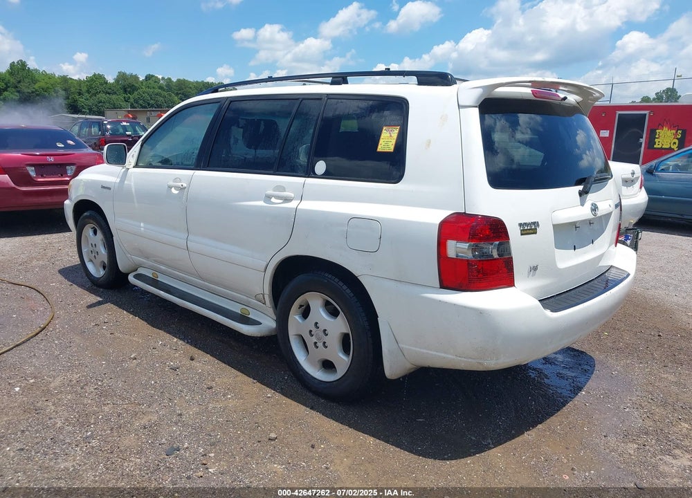 2005 TOYOTA HIGHLANDER LIMITED V6 VIN: JTEDP21A050046141