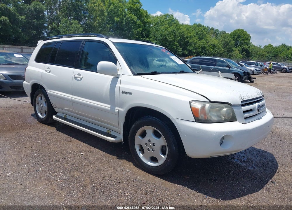 2005 TOYOTA HIGHLANDER LIMITED V6 VIN: JTEDP21A050046141