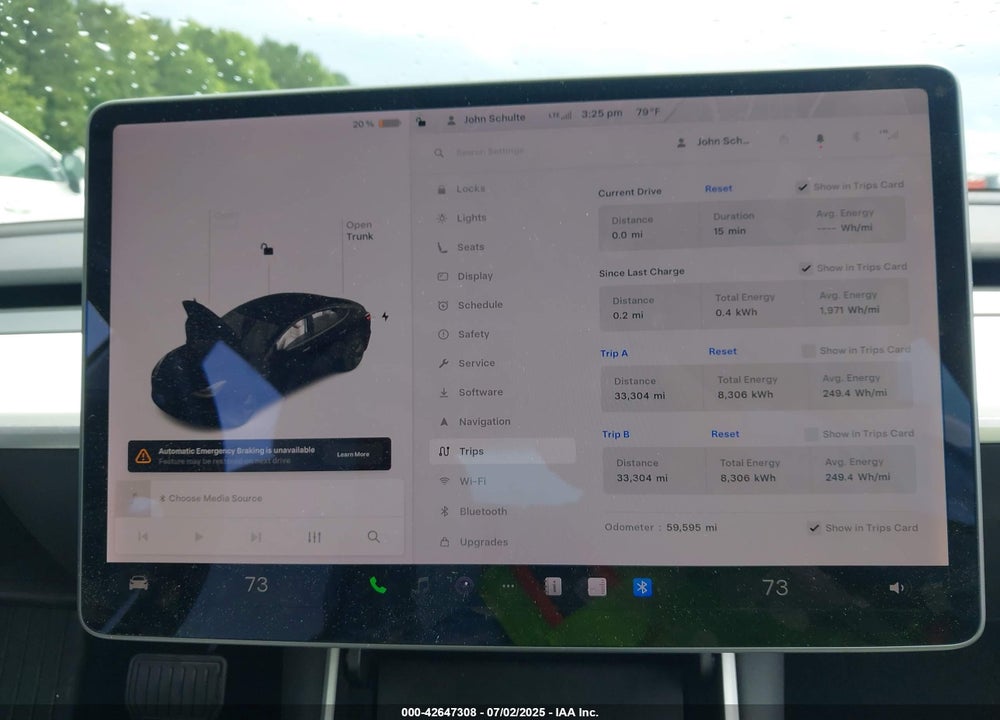 2019 TESLA MODEL 3 VIN: 5YJ3E1EA2KF312086
