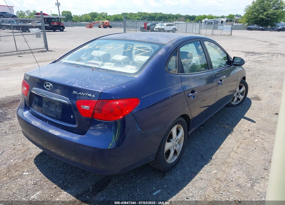 2007 HYUNDAI ELANTRA GLS/LIMITED/SE VIN: KMHDU46D87U026450