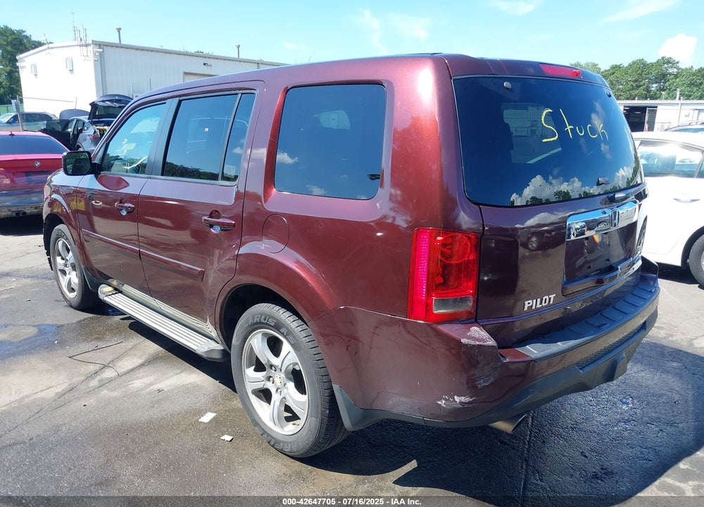 2014 HONDA PILOT EX-L VIN: 5FNYF4H53EB044169