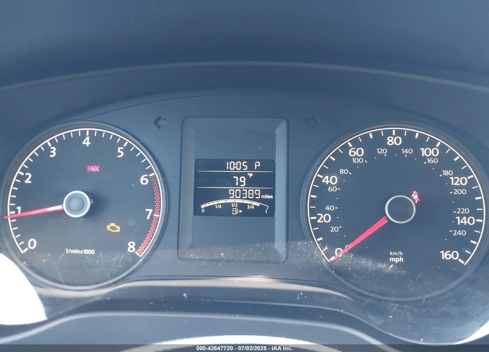 2013 VOLKSWAGEN JETTA 2.0L S VIN: 3VW2K7AJ2DM354895