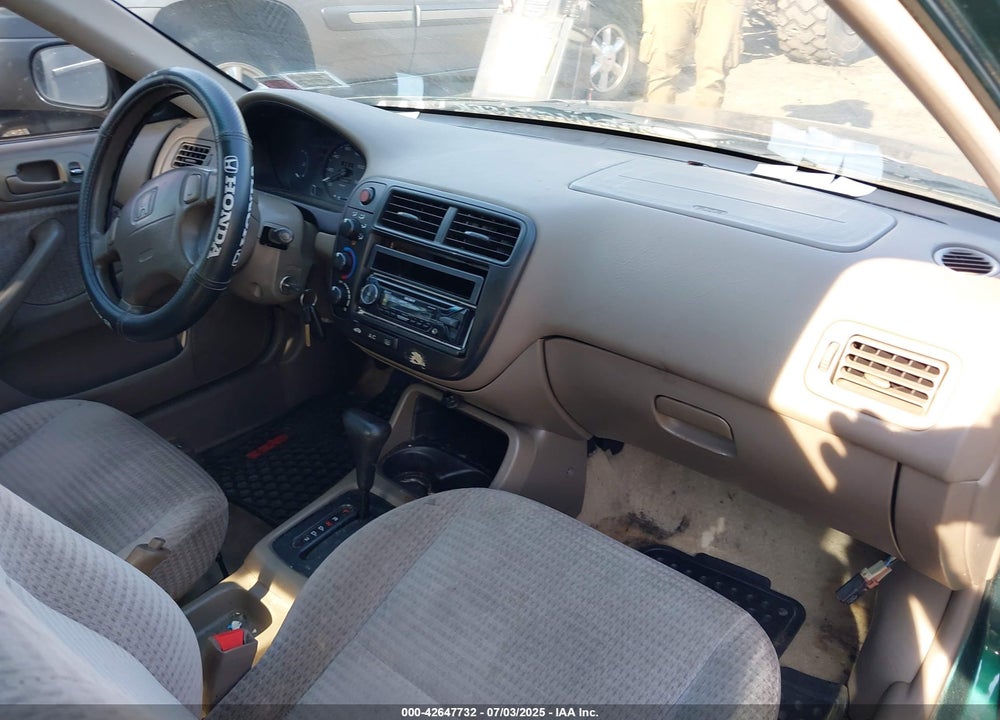 2000 HONDA CIVIC VALUE PACKAGE VIN: 2HGEJ6615YH601841