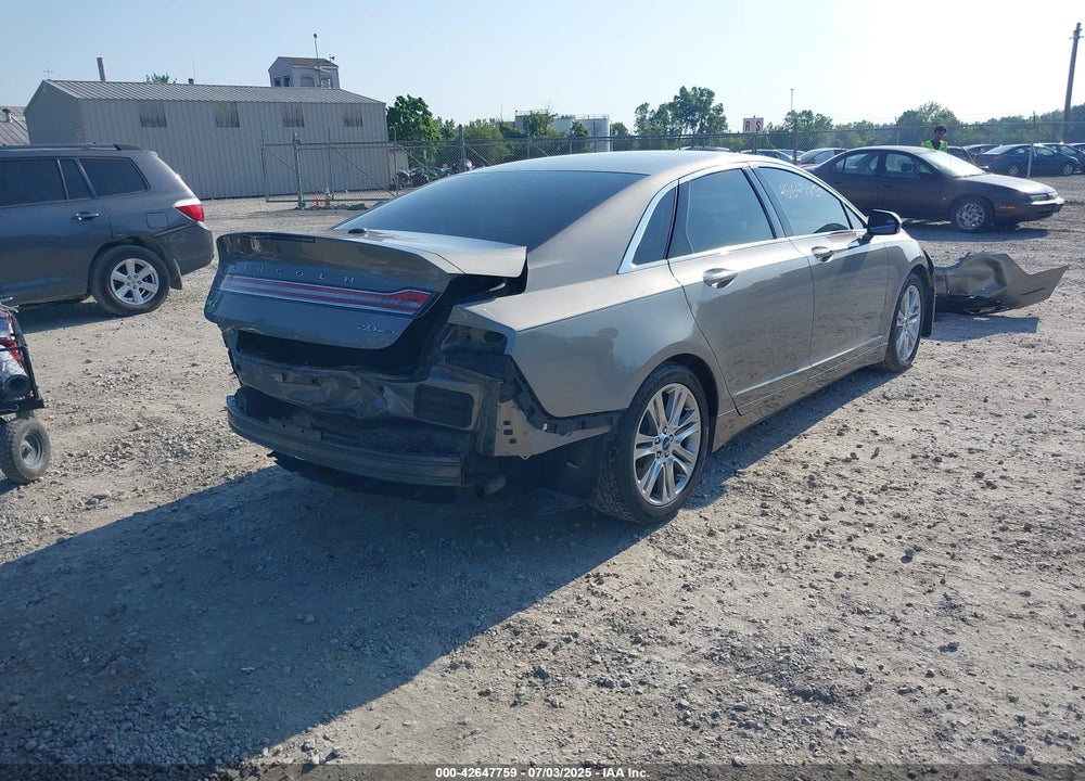 2016 LINCOLN MKZ VIN: 3LN6L2G96GR601677