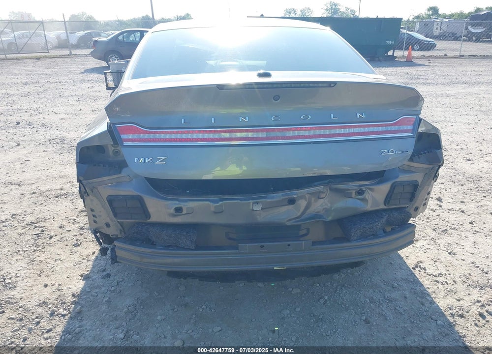 2016 LINCOLN MKZ VIN: 3LN6L2G96GR601677