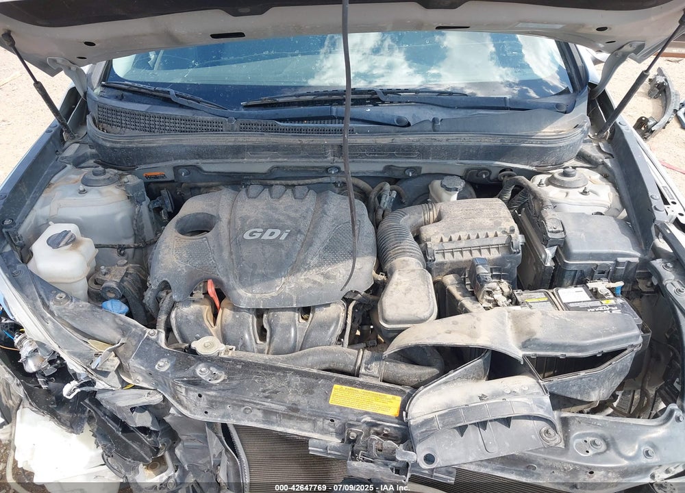 2014 HYUNDAI SONATA GLS VIN: 5NPEB4AC8EH855023