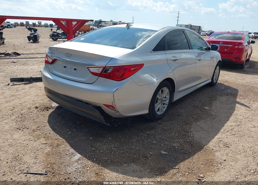 2014 HYUNDAI SONATA GLS VIN: 5NPEB4AC8EH855023